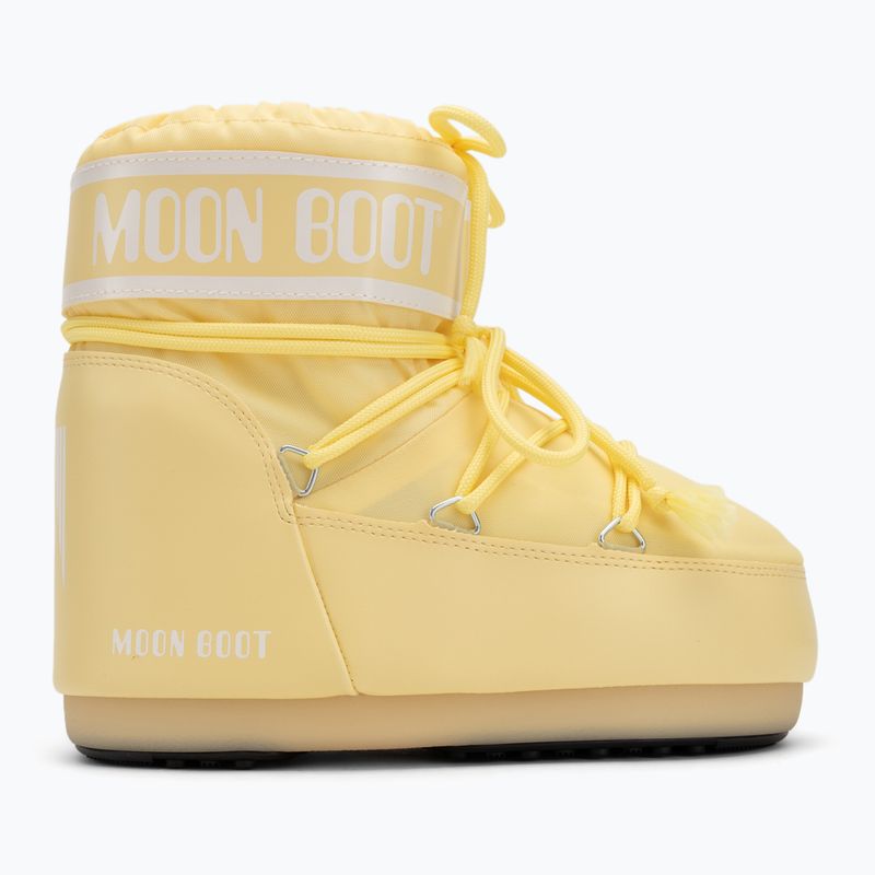 Moteriški sniego batai Moon Boot Icon Low Nylon light yellow 2