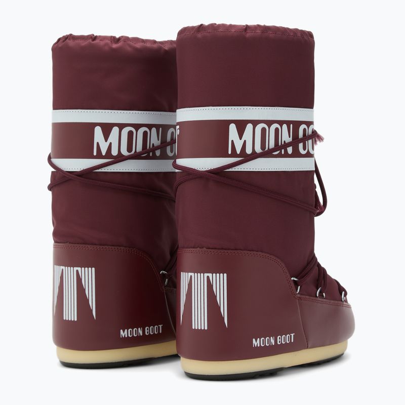 Moteriški sniego batai Moon Boot Icon Nylon burgundy 2