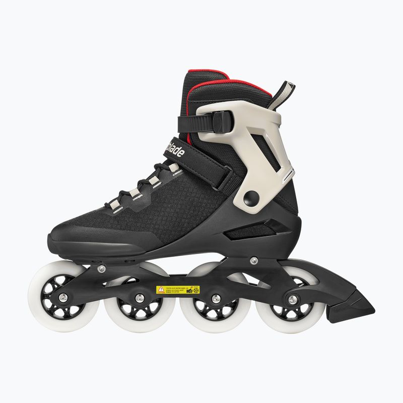 Vyriški riedučiai Rollerblade Macroblade 84 black/sand/red 3