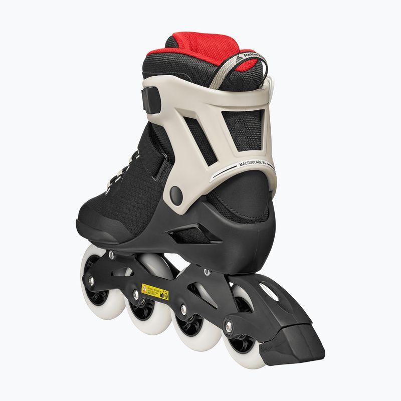 Vyriški riedučiai Rollerblade Macroblade 84 black/sand/red 5