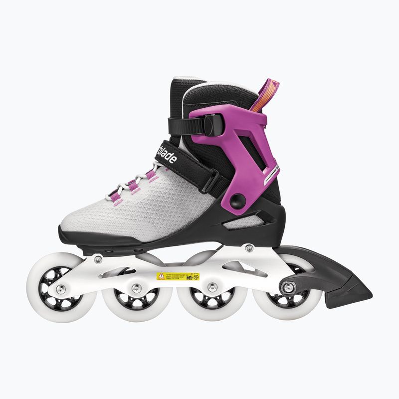 Moteriški riedučiai Rollerblade Macroblade 84 W light grey/violet/orange 3