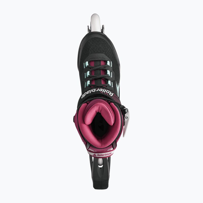 Moteriški riedučiai Rollerblade Macroblade 84 W black/burgundy/ocean green 7