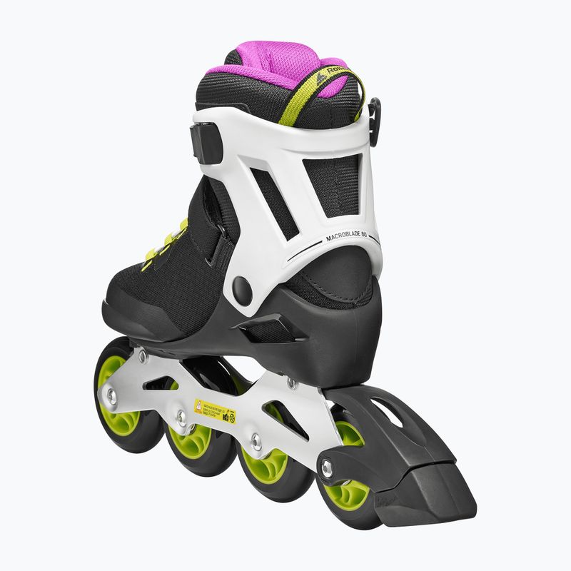 Moteriški riedučiai Rollerblade Macroblade 80 W black/dark fuchsia 5