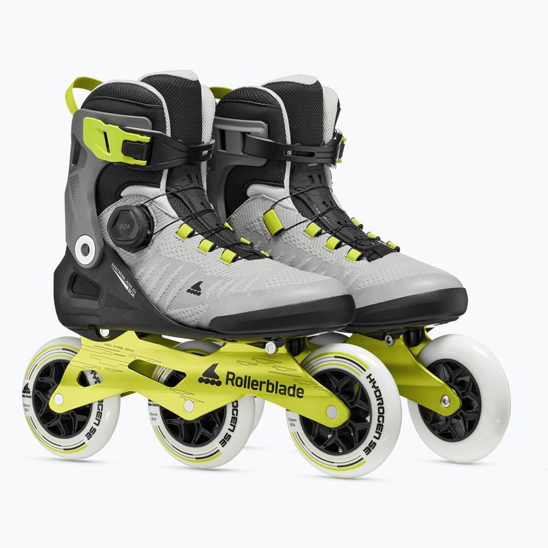 Vyriški riedučiai Rollerblade Macroblade 110 Boa black/grey/lime 4