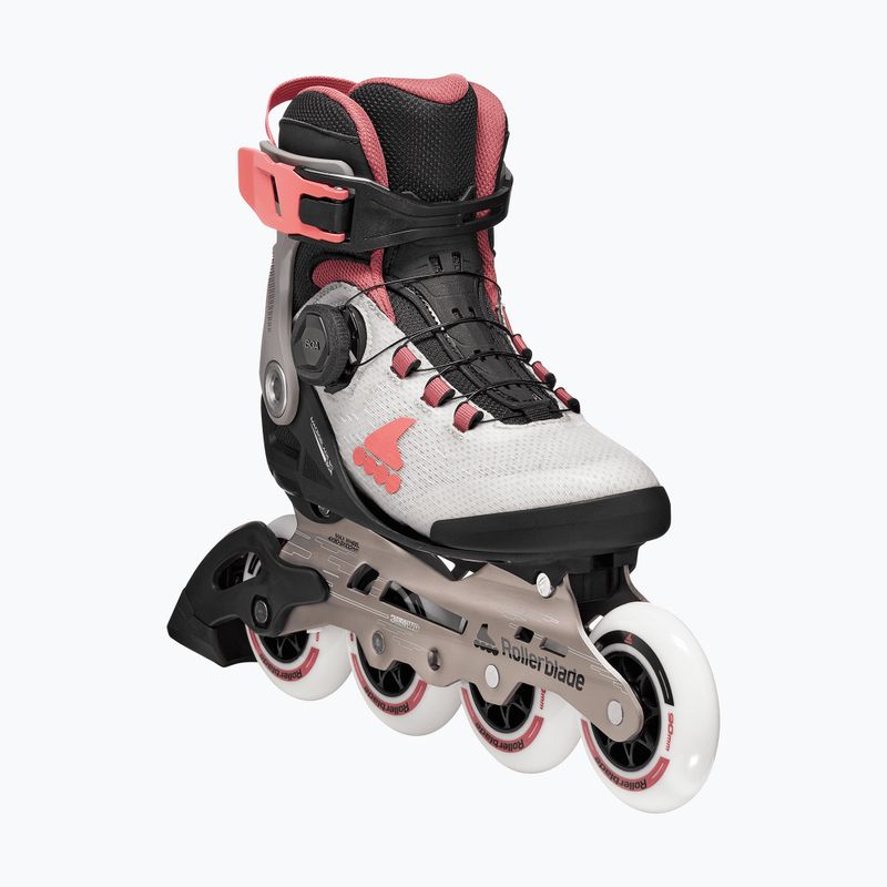Moteriški riedučiai Rollerblade Macroblade 90 Boa W grey/amethyst rose 5