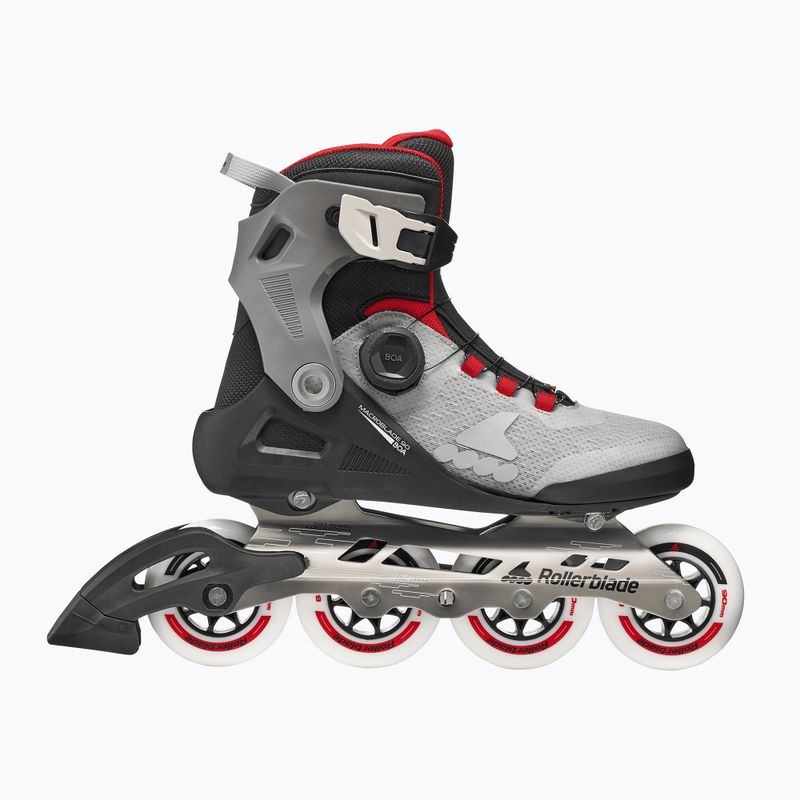 Vyriški riedučiai Rollerblade Macroblade 90 Boa black/grey/red 2