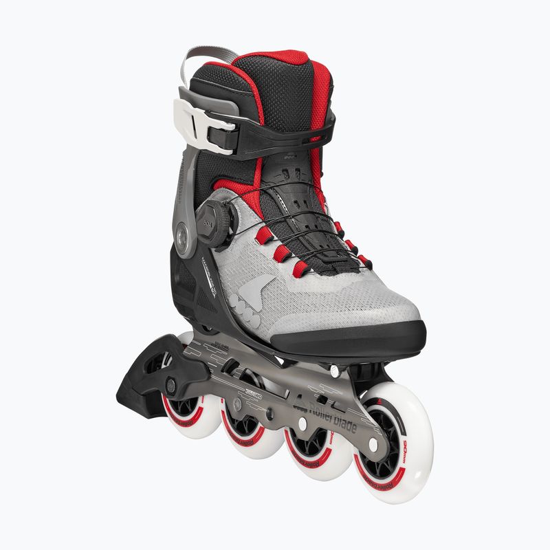 Vyriški riedučiai Rollerblade Macroblade 90 Boa black/grey/red 5