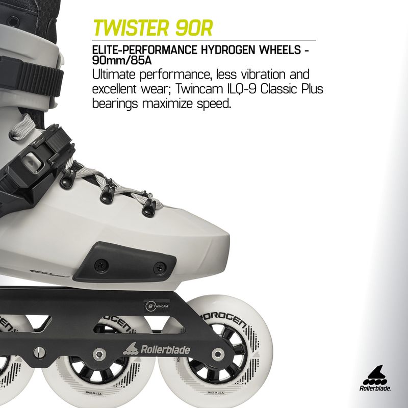 Riedučiai Rollerblade Twister 90R white smoke/black 8