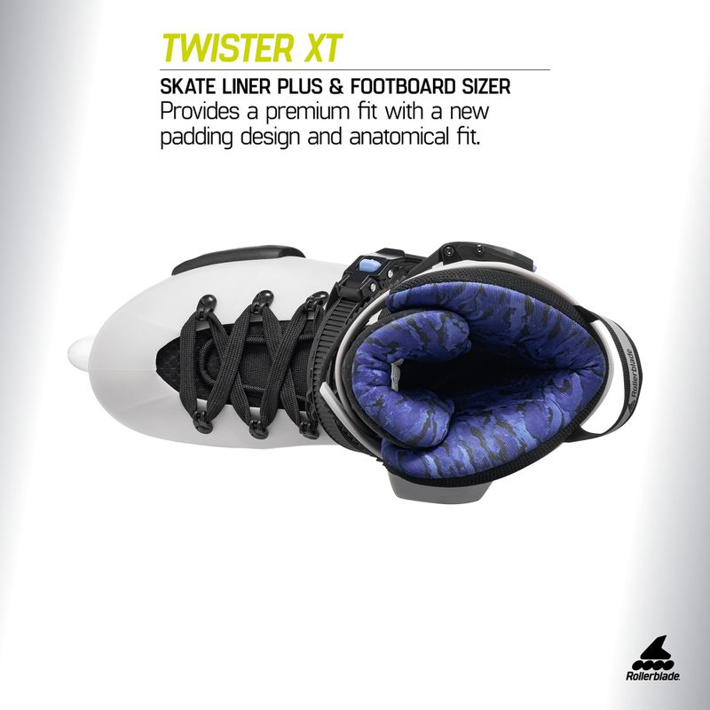 Riedučiai Rollerblade Twister Xt grey pearl/periwinkle 10