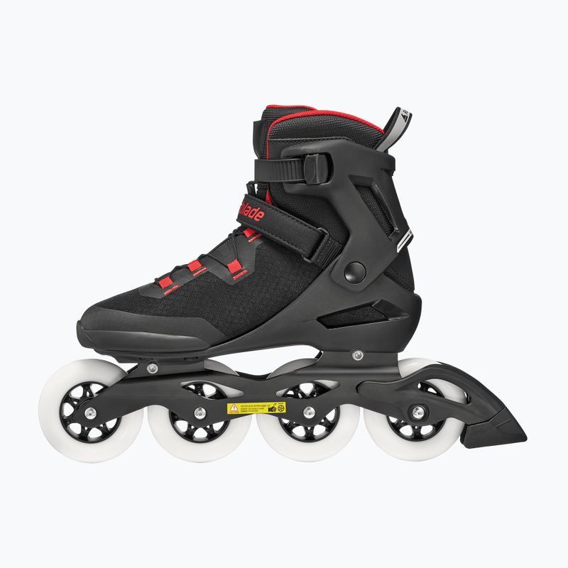 Vyriški riedučiai Rollerblade Macroblade 90 black/red 3
