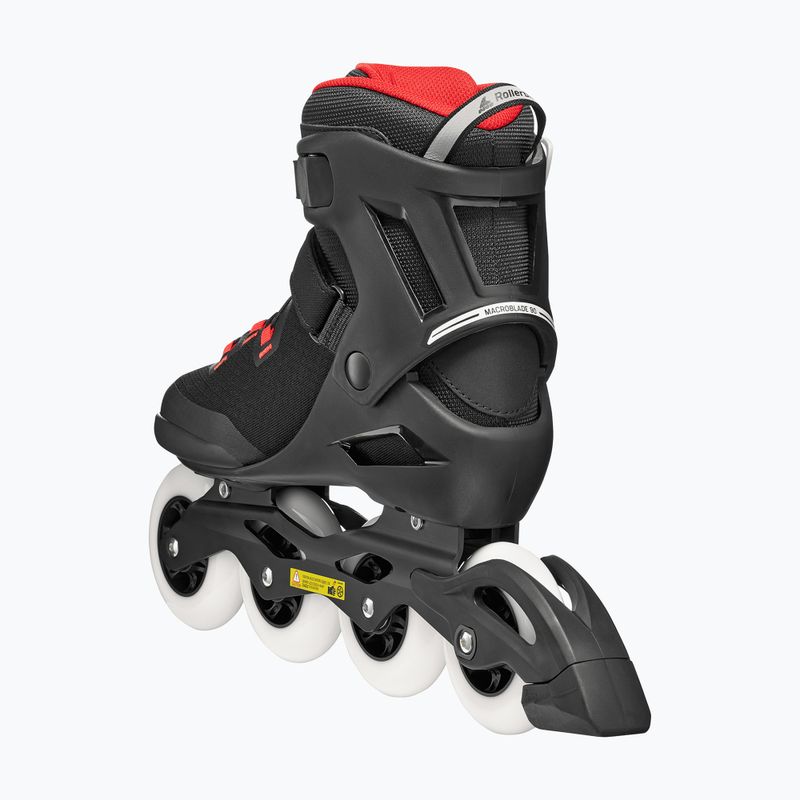 Vyriški riedučiai Rollerblade Macroblade 90 black/red 5
