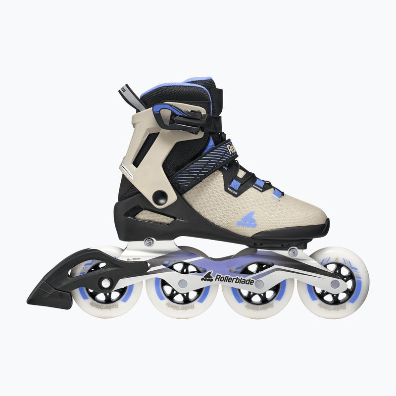 Moteriški riedučiai Rollerblade Macroblade 90 W black/sand/cornflower 2