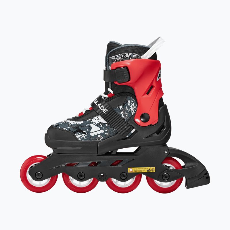 Vaikiški riedučiai Rollerblade Microblade SL Jr black/red 3