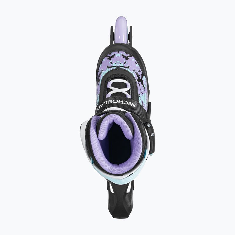 Vaikiški riedučiai Rollerblade Microblade SL Jr black/lavender/light blue 7