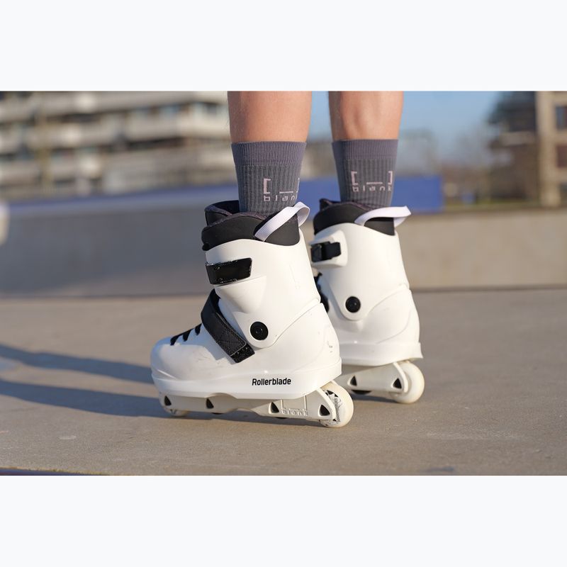 Vyriški riedučiai Rollerblade Blank Canvas white 9