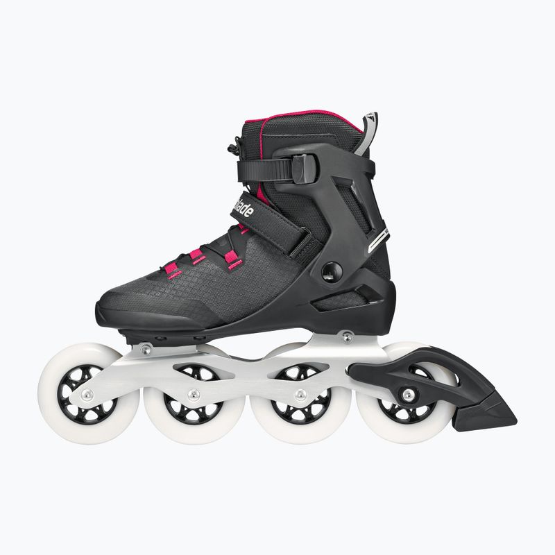 Moteriški riedučiai Rollerblade Macroblade 90 W black/burgundy/ocean green 3