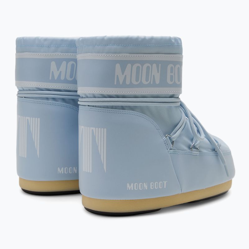 Moteriški sniego batai Moon Boot Icon Low Nylon baby blue 2