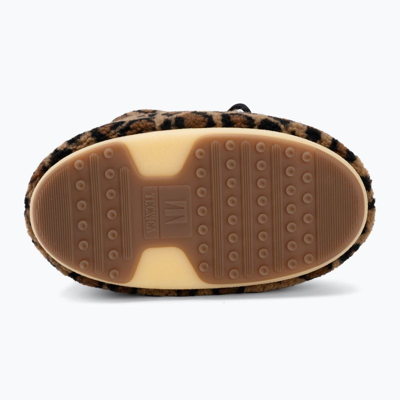 Moteriški sniego batai Moon Boot Icon Low Fleece Leopard cognac/cocoa 4