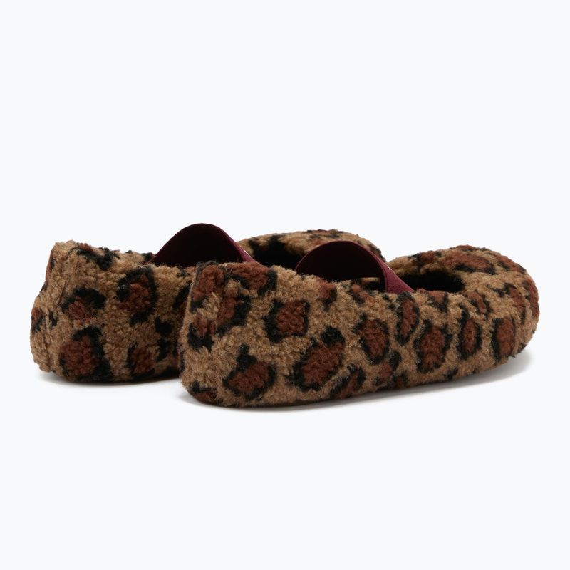 Moteriškos šlepetės Moon Boot Fleece Ballerina Leopard cognac/cocoa 2
