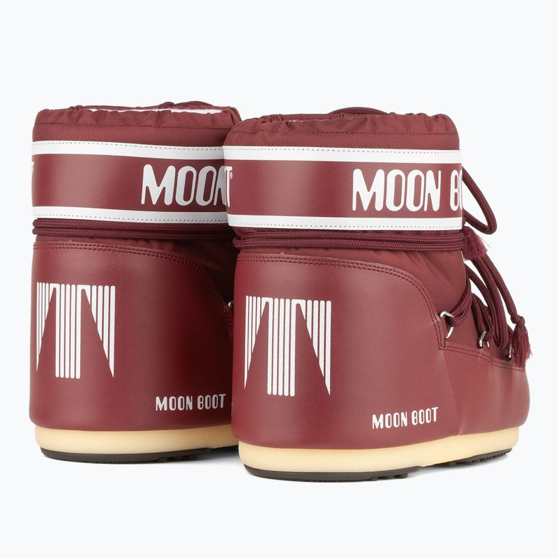 Moteriški sniego batai Moon Boot Icon Low Nylon burgundy 2