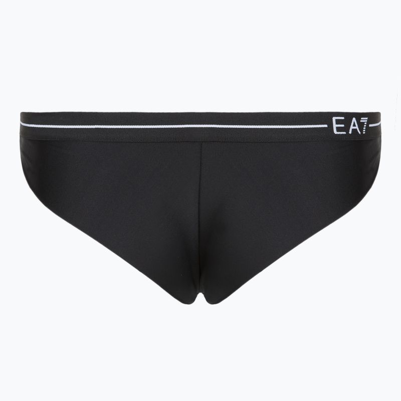 Moteriškas dviejų dalių maudymosi kostiumėlis EA7 Emporio Armani Logo Tape Bikini Triangle black 7
