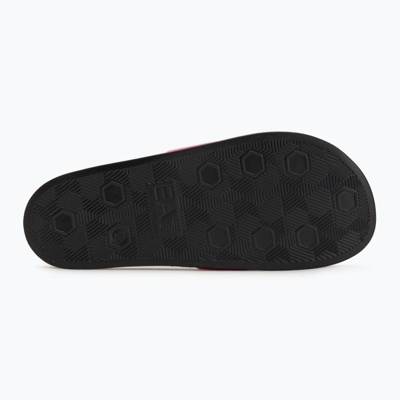 Šlepetės EA7 Emporio Armani Water Sports Visibility pink fluo / black 4