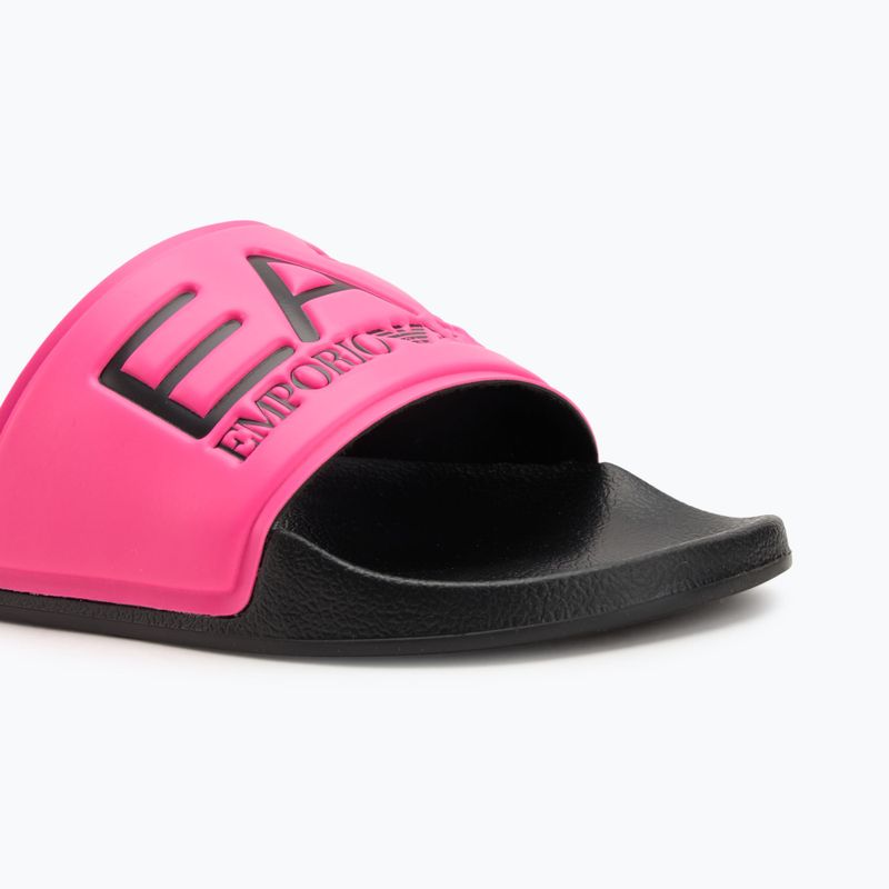 Šlepetės EA7 Emporio Armani Water Sports Visibility pink fluo / black 7