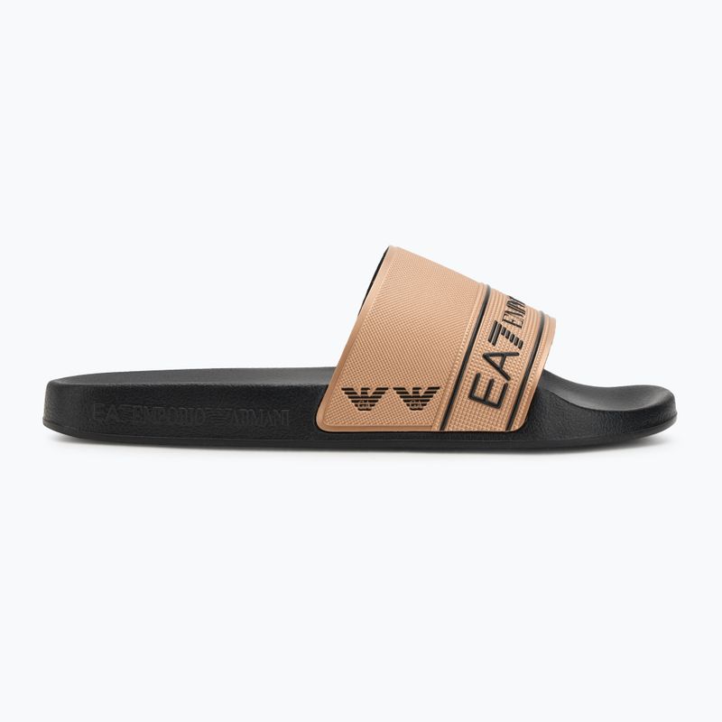 Šlepetės EA7 Emporio ArmaniWater Sports Tape black / gold 2