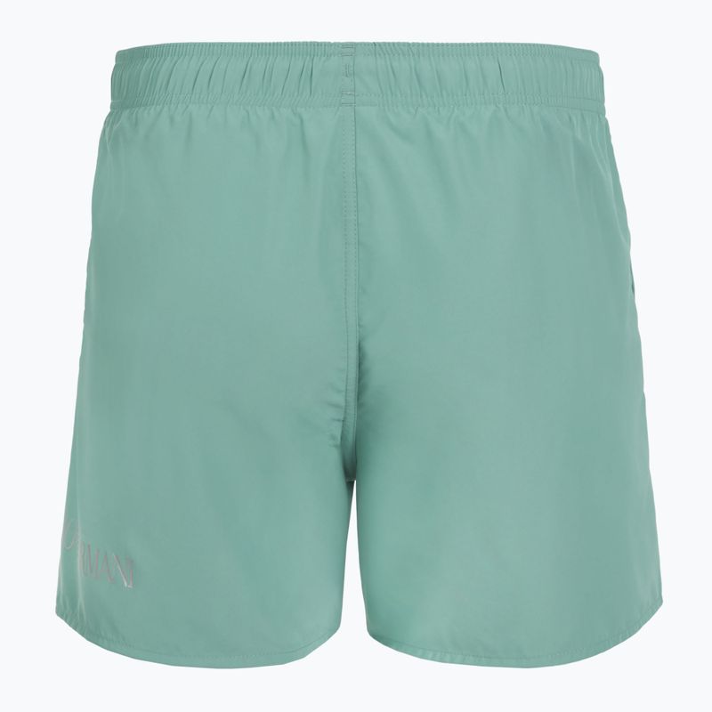 Vyriški maudymosi šortai EA7 Emporio Armani Extended Logo Boxer mineral blue / silver 2