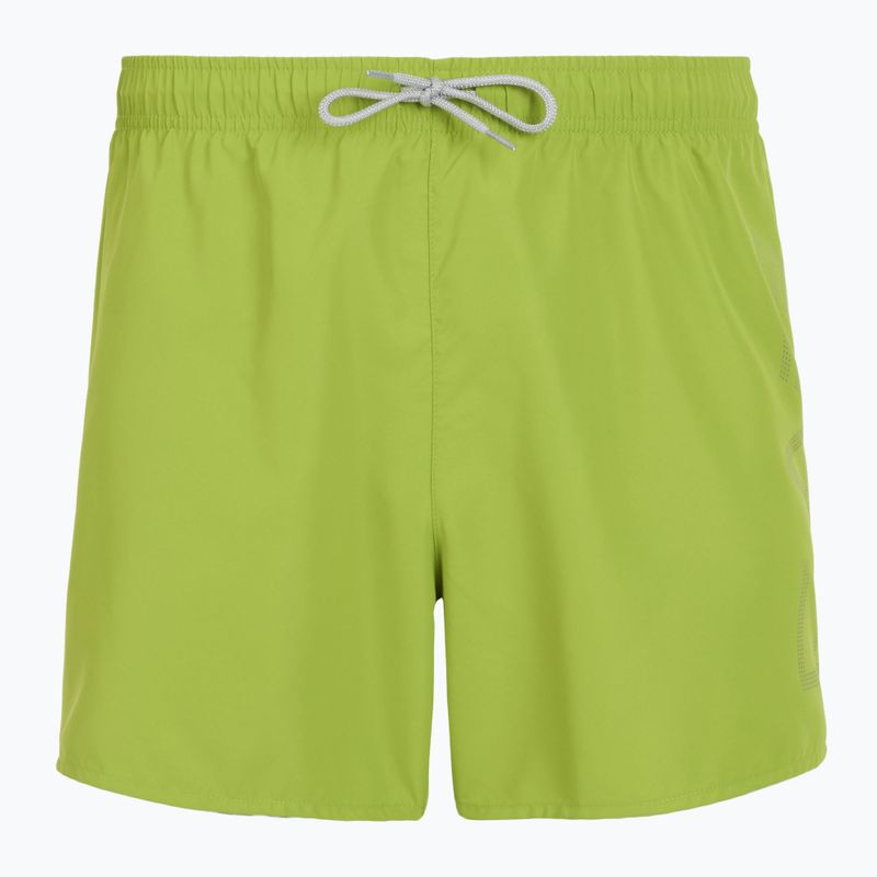 Vyriški maudymosi šortai EA7 Emporio Armani Swim Trunks With Oversized Logo titanite / silver