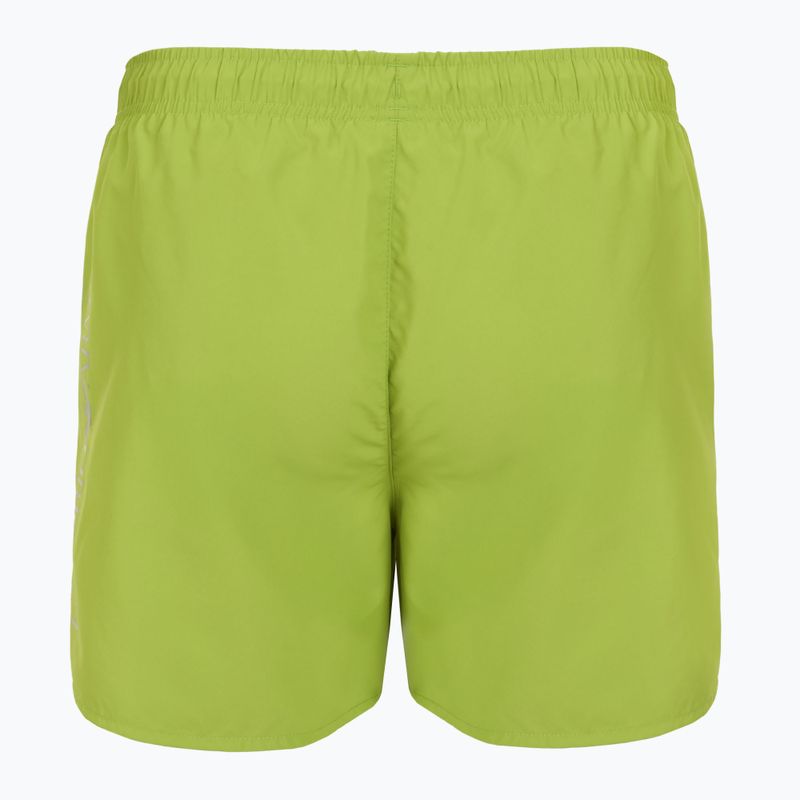 Vyriški maudymosi šortai EA7 Emporio Armani Swim Trunks With Oversized Logo titanite / silver 2