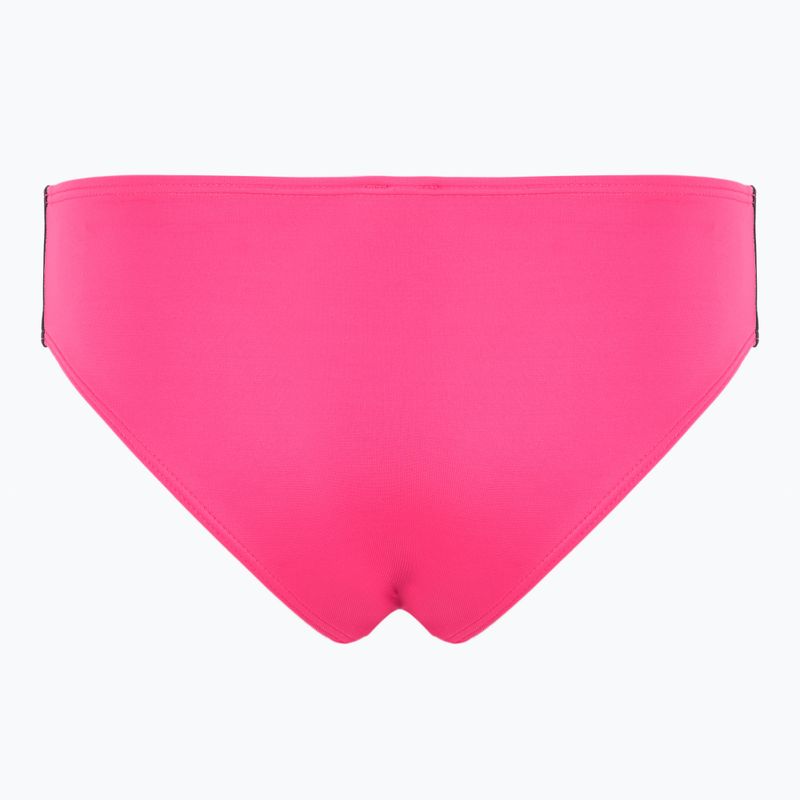 Moteriškas dviejų dalių maudymosi kostiumėlis EA7 Emporio Armani Logo Tape Bikini Top neon pink 7