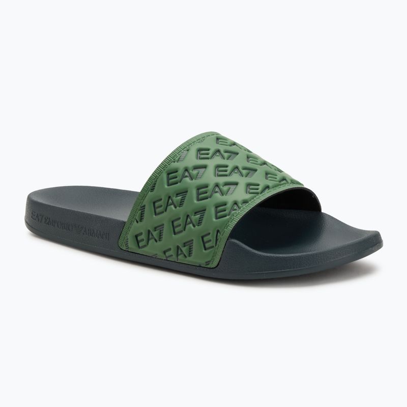 Šlepetės EA7 Emporio Armani Water Sports All Over urban chic / english ivy