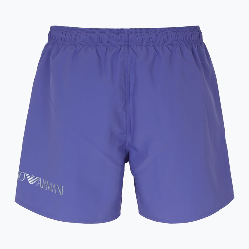 Vyriški maudymosi šortai EA7 Emporio Armani Extended Logo Boxer corsican blue / silver