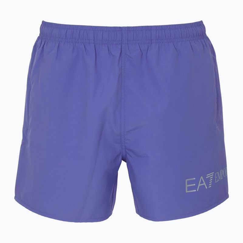 Vyriški maudymosi šortai EA7 Emporio Armani Extended Logo Boxer corsican blue / silver 2
