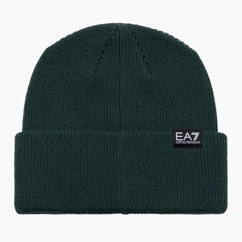 Žieminė kepurė EA7 Emporio Armani Mountain Logo Series Big Beanie silver pine 2