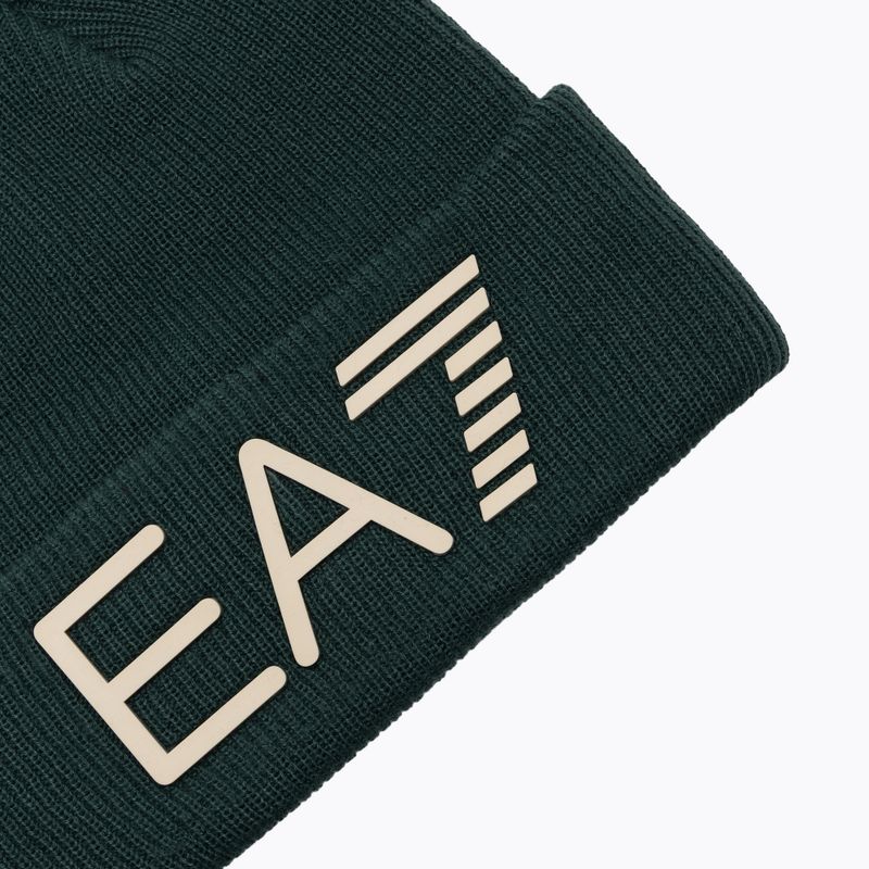 Žieminė kepurė EA7 Emporio Armani Mountain Logo Series Big Beanie silver pine 3