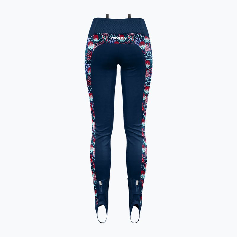 Moteriškos kelnės Crazy Falls print leila blue 2
