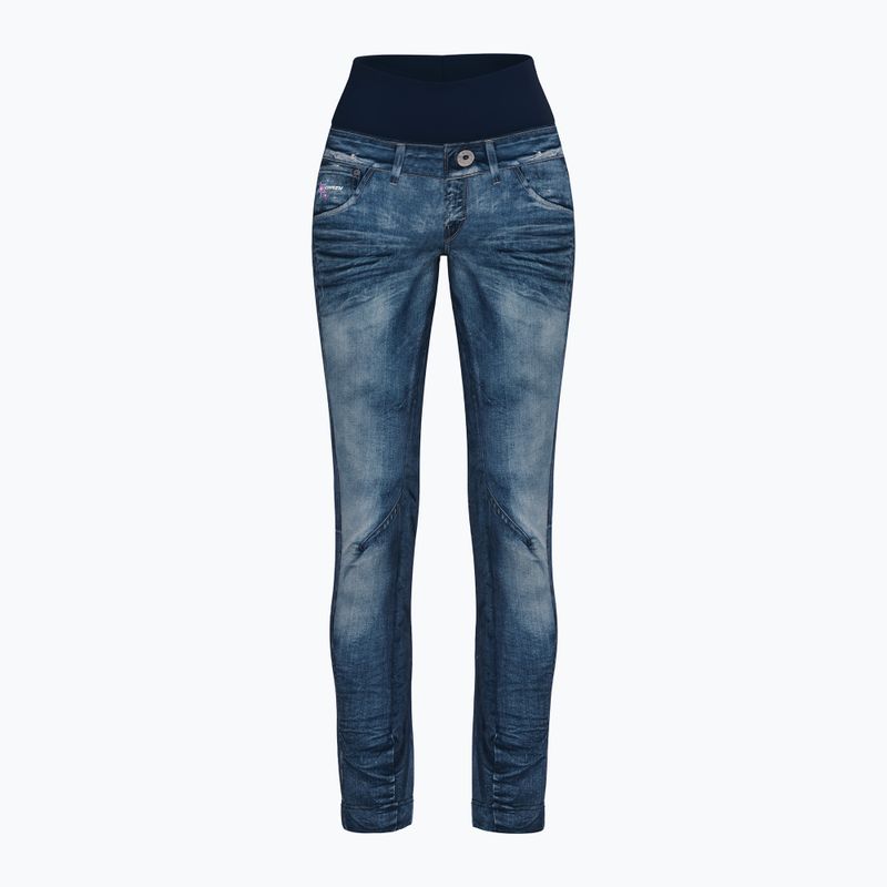 Moteriškos žygio kelnės Crazy Wonder Magic print light jeans