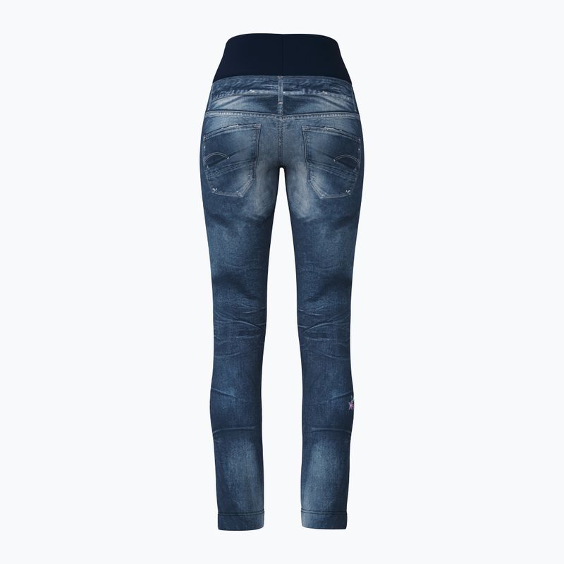 Moteriškos žygio kelnės Crazy Wonder Magic print light jeans 2