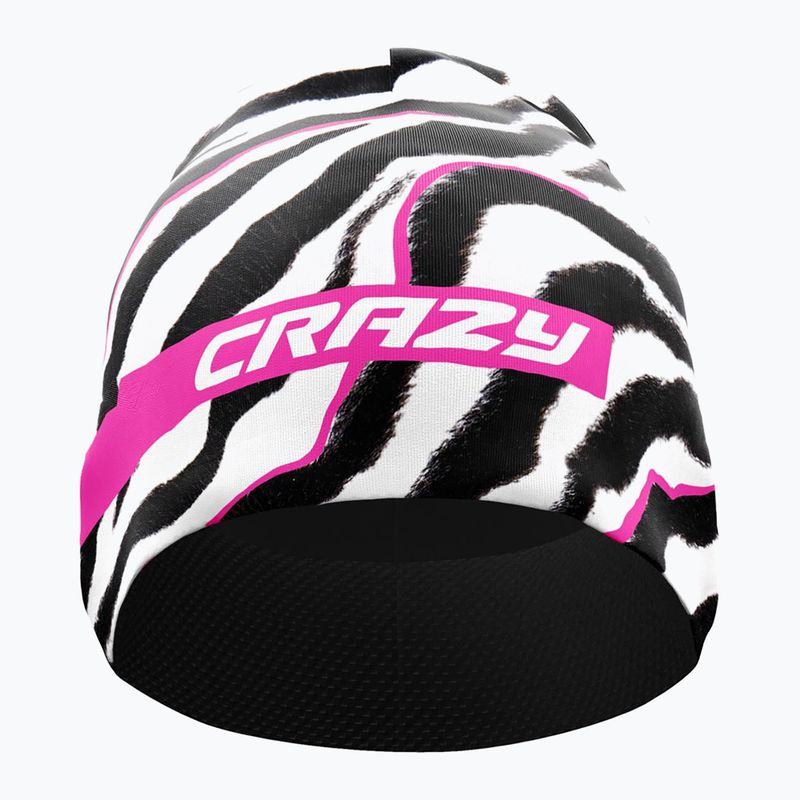 Moteriška bėgimo kepurė Crazy Spire black/zebra