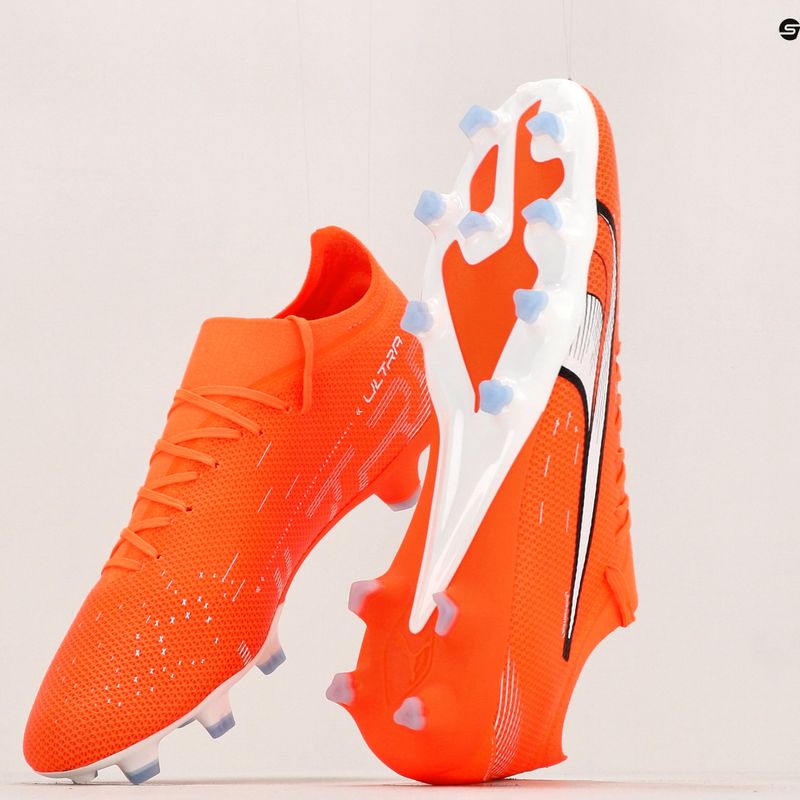 Vyriški futbolo bateliai PUMA Ultra Match FG/AG oranžiniai 107217 01 12