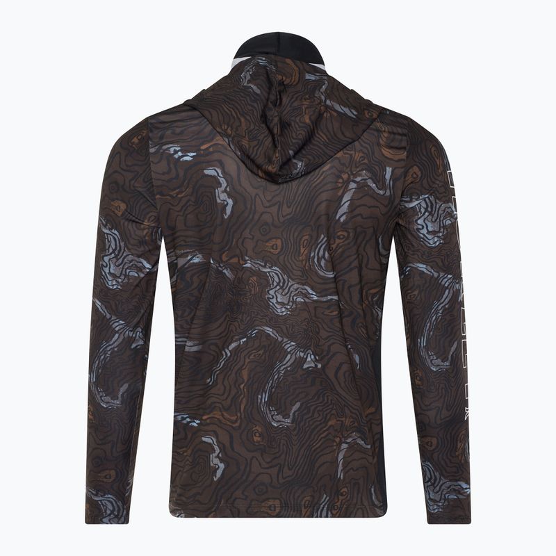 Vyriškos Hurley H2O-Dri Atticus Moab UPF Hood ilgomis rankovėmis black 2