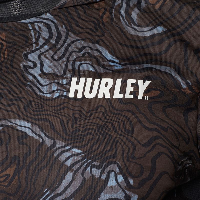 Vyriškos Hurley H2O-Dri Atticus Moab UPF Hood ilgomis rankovėmis black 3