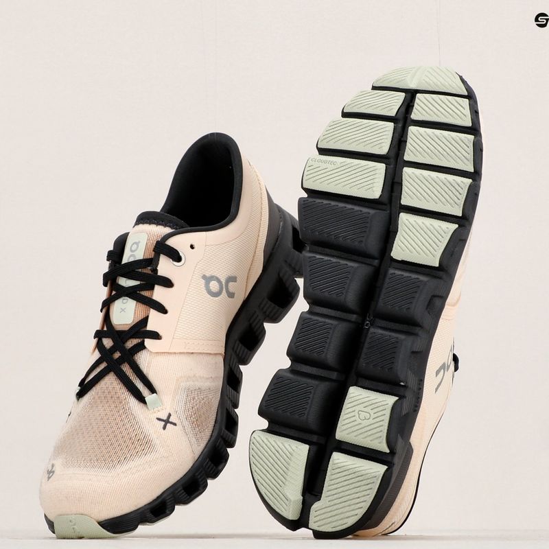 Moteriški bėgimo bateliai On Cloud X 3 beige 6098694 15