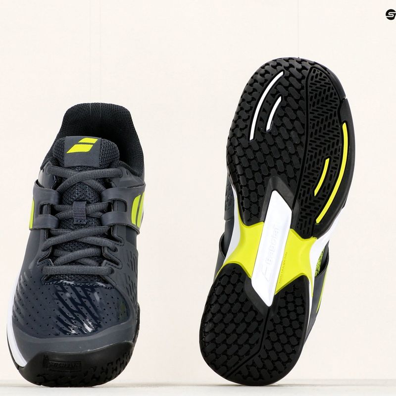 Babolat Propulse All Court vaikiški tamsiai pilki teniso bateliai 32S23478 17