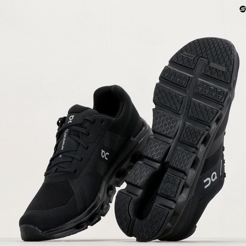 Vyriški bėgimo bateliai On Cloudrunner Waterproof black 5298639 19