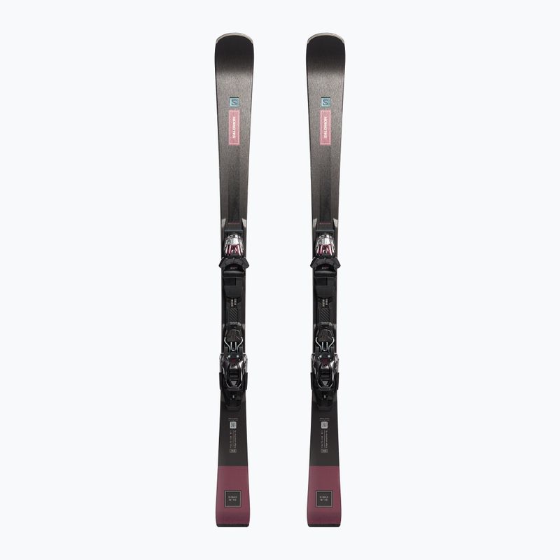 Moteriškos kalnų slidės Salomon S Max 10W + M11 black L47039600