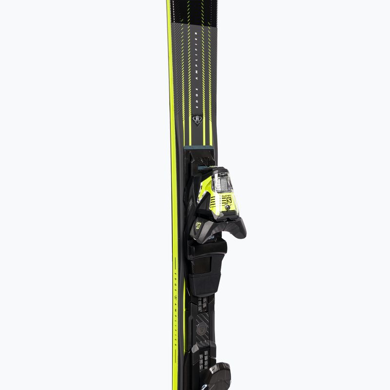 Salomon S Max 10 + M11 GW kalnų slidės juoda/geltona L47055700 6