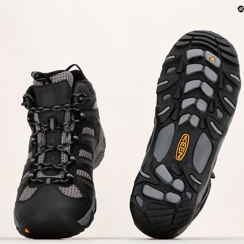 Vyriški trekingo batai KEEN Koven Mid Wp black-grey 1020210 18